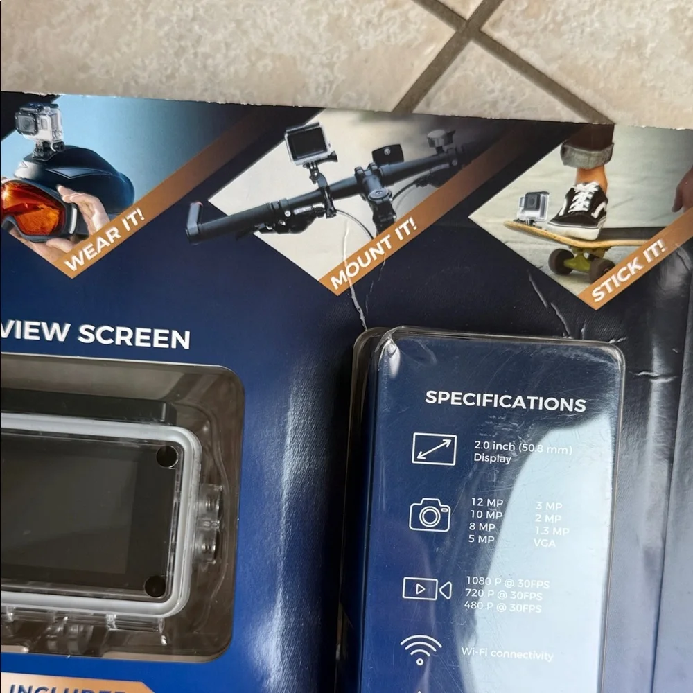 AvantiX HD Action Camera - Black
